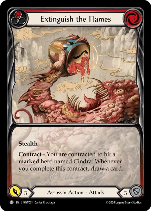 Extinguish the Flames [HNT031] (The Hunted)  Rainbow Foil | I Want That Stuff Brandon