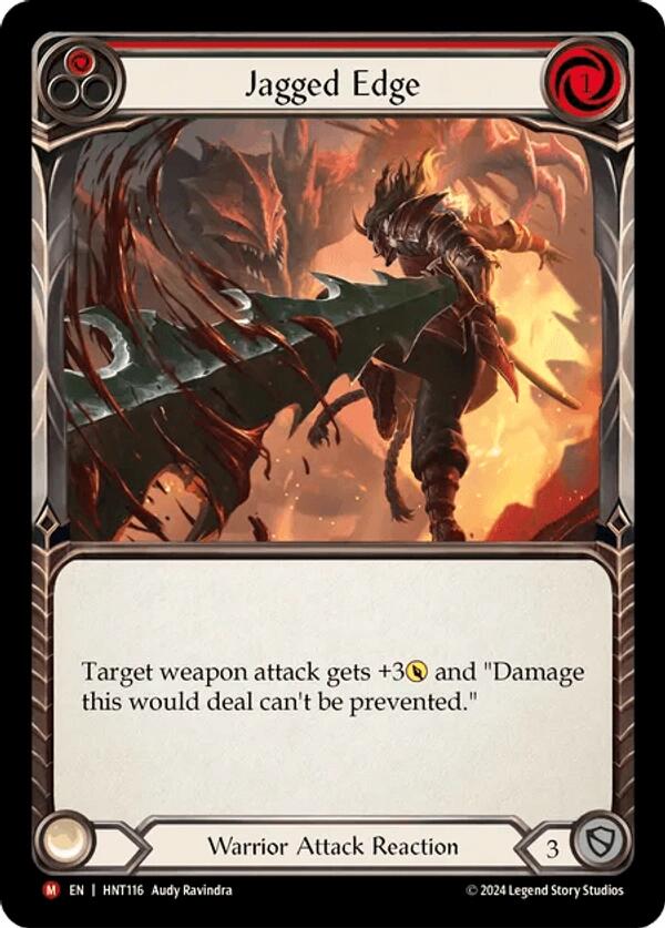 Jagged Edge [HNT116] (The Hunted)  Rainbow Foil | I Want That Stuff Brandon