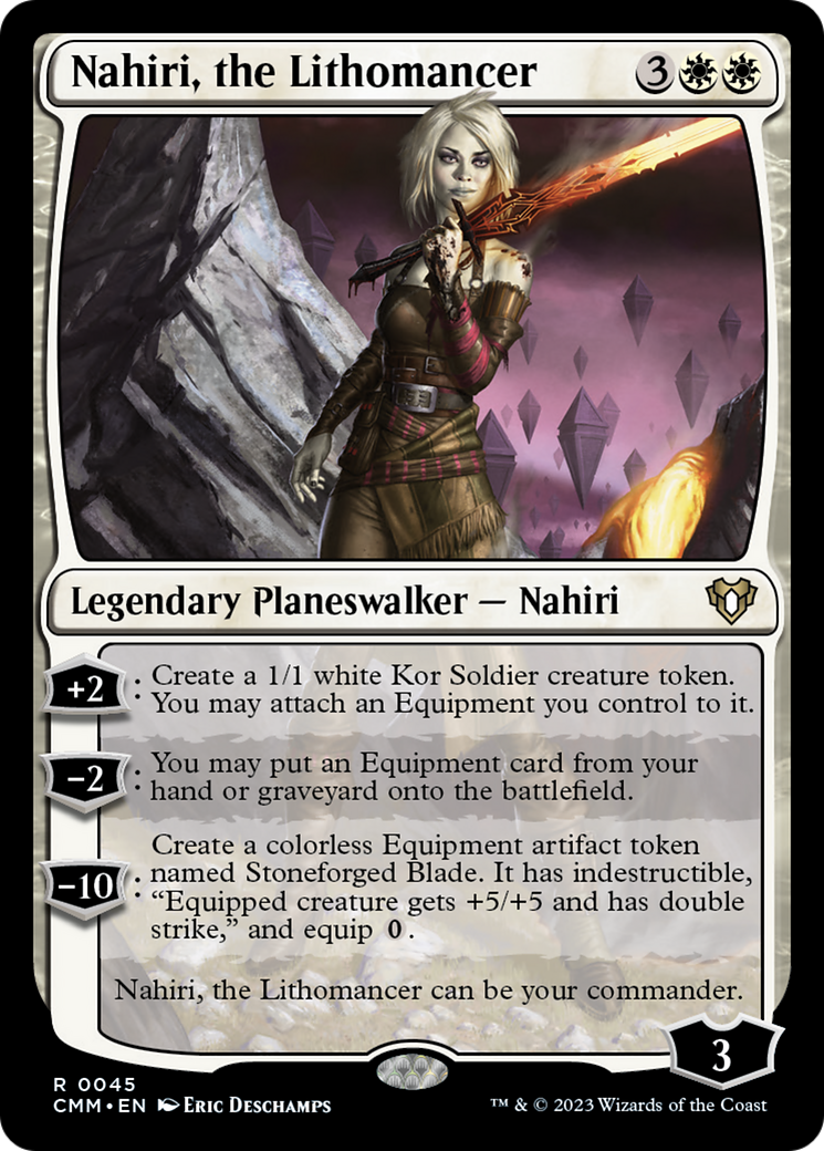 Nahiri, the Lithomancer [Commander Masters] | I Want That Stuff Brandon