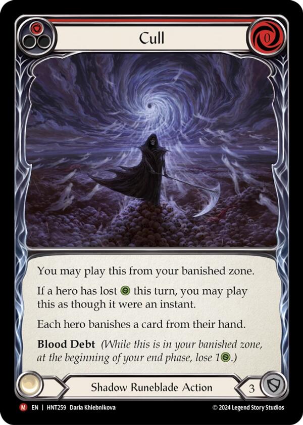 Cull [HNT259] (The Hunted)  Rainbow Foil | I Want That Stuff Brandon