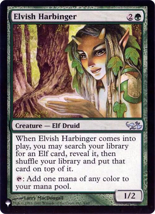 Elvish Harbinger (Retro Frame) [The List] | I Want That Stuff Brandon
