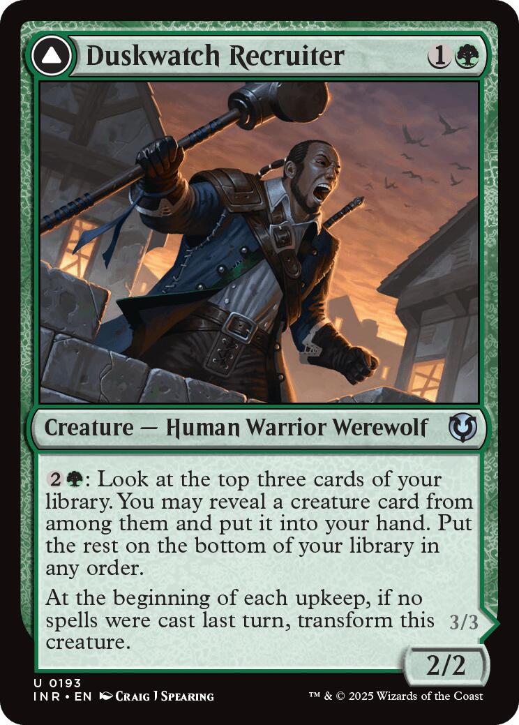 Duskwatch Recruiter // Krallenhorde Howler [Innistrad Remastered] | I Want That Stuff Brandon