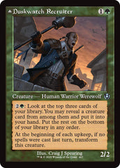 Duskwatch Recruiter // Krallenhorde Howler (Retro Frame) [Innistrad Remastered] | I Want That Stuff Brandon