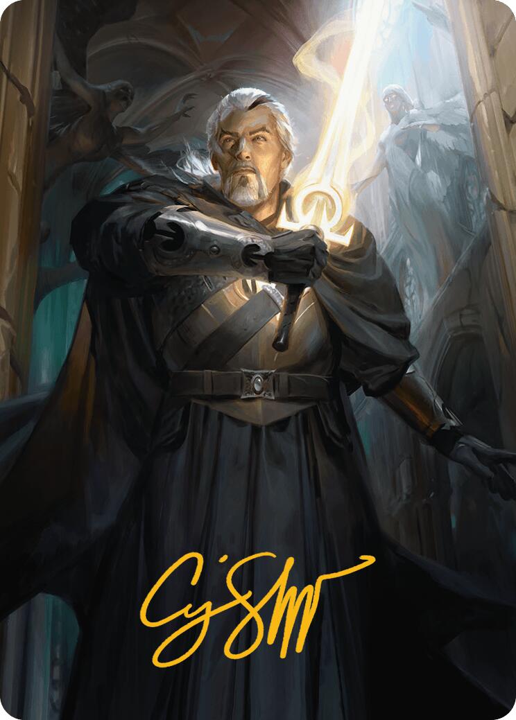 Odric, Lunarch Marshal Art Card (Gold-Stamped Signature) [Innistrad Remastered Art Series] | I Want That Stuff Brandon