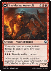 Smoldering Werewolf // Erupting Dreadwolf [Innistrad Remastered] | I Want That Stuff Brandon