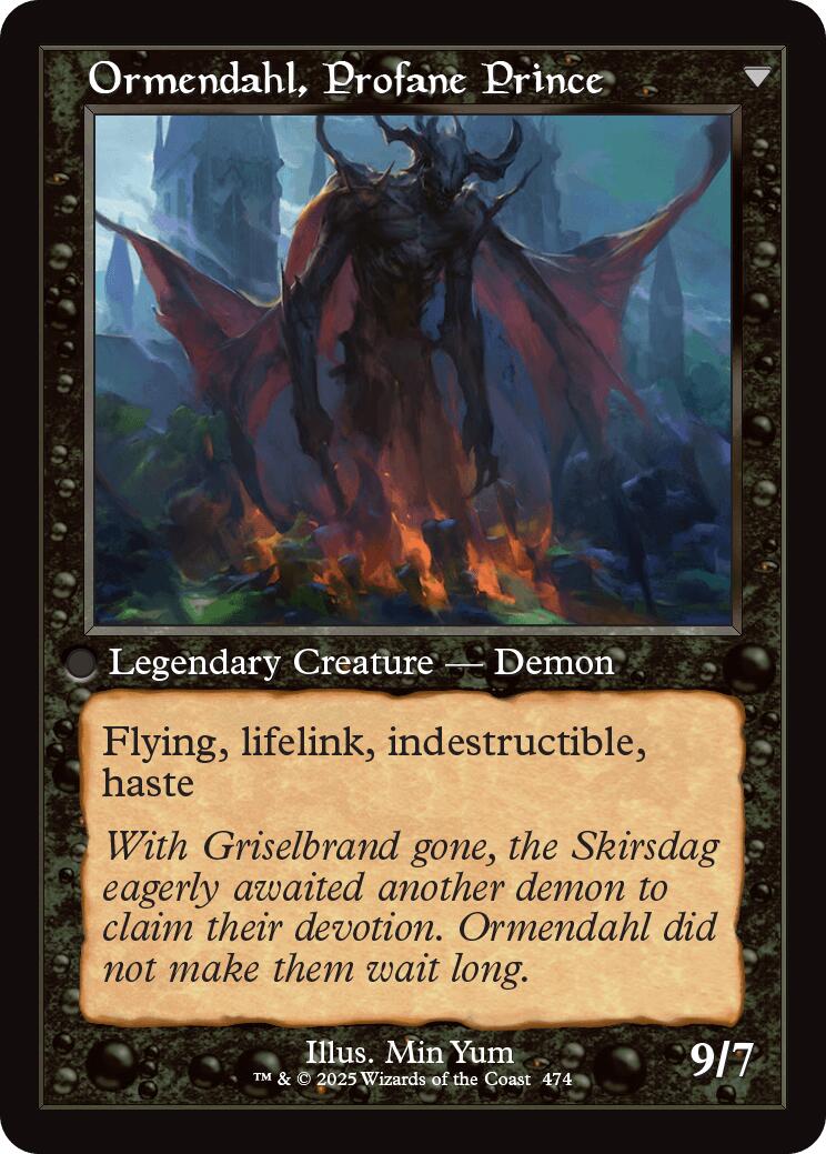 Westvale Abbey // Ormendahl, Profane Prince (Retro Frame) [Innistrad Remastered] | I Want That Stuff Brandon