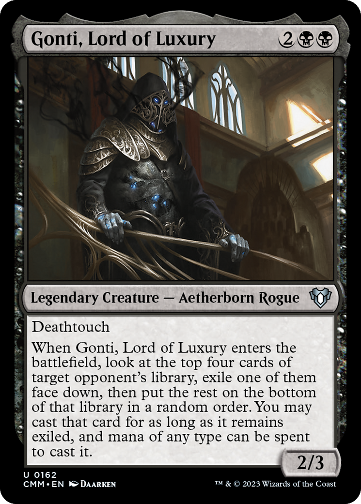 Gonti, Lord of Luxury [Commander Masters] | I Want That Stuff Brandon