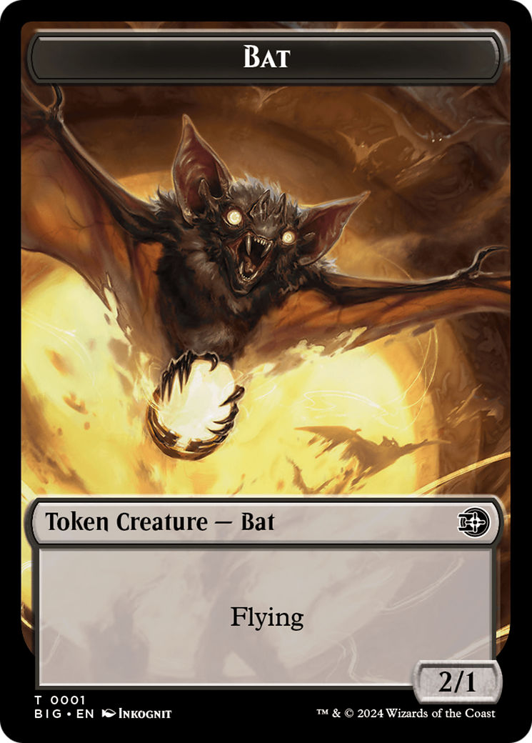 Bat Token [Outlaws of Thunder Junction: The Big Score Tokens] | I Want That Stuff Brandon