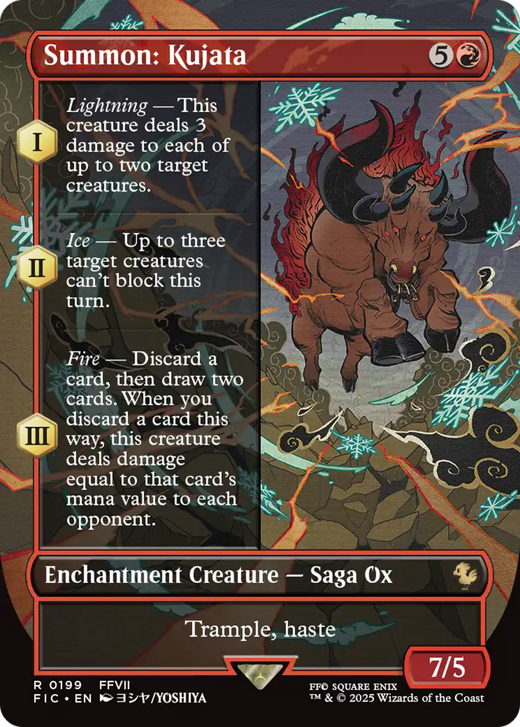 Summon: Kujata (Borderless) [FINAL FANTASY Commander] | I Want That Stuff Brandon