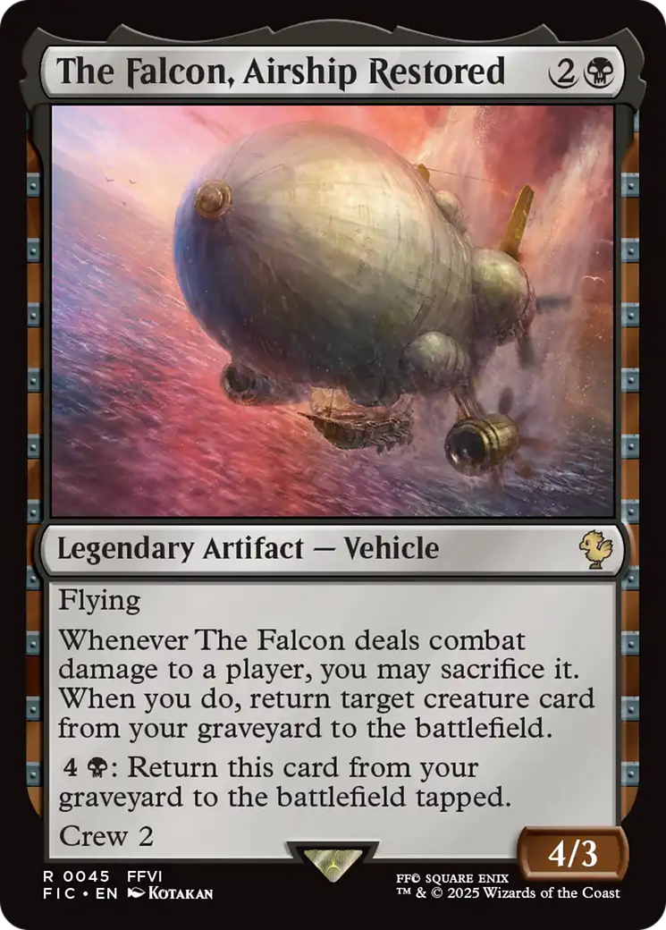 The Falcon, Airship Restored [FINAL FANTASY Commander] | I Want That Stuff Brandon