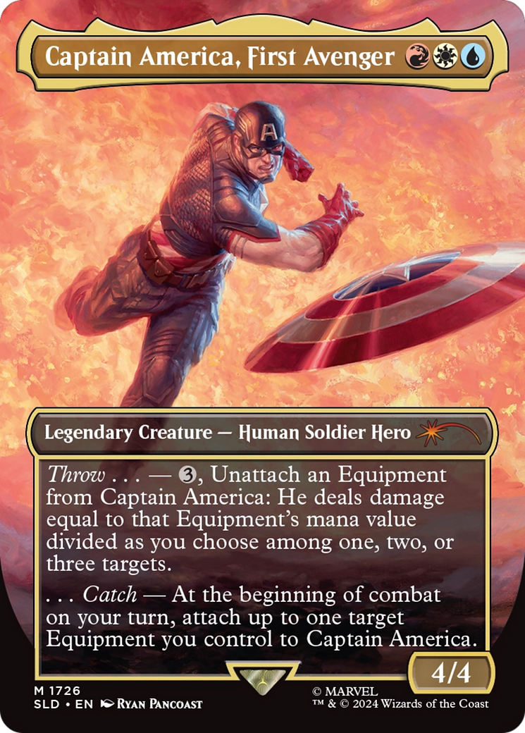 Captain America, First Avenger (Rainbow Foil) [Secret Lair Drop Series] | I Want That Stuff Brandon