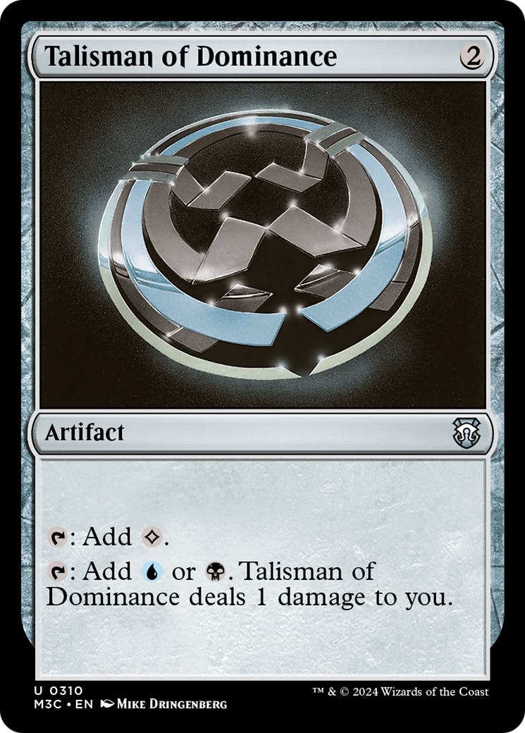 Talisman of Dominance (Ripple Foil) [Modern Horizons 3 Commander] | I Want That Stuff Brandon