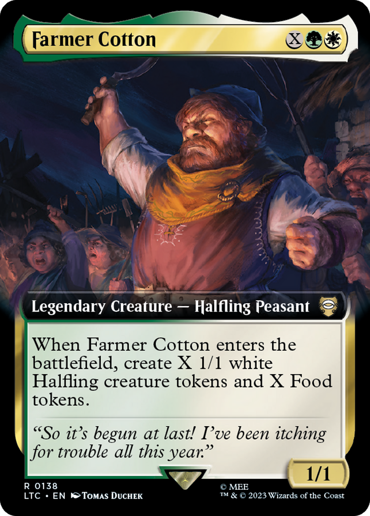 Farmer Cotton (Extended Art) [The Lord of the Rings: Tales of Middle-Earth Commander] | I Want That Stuff Brandon