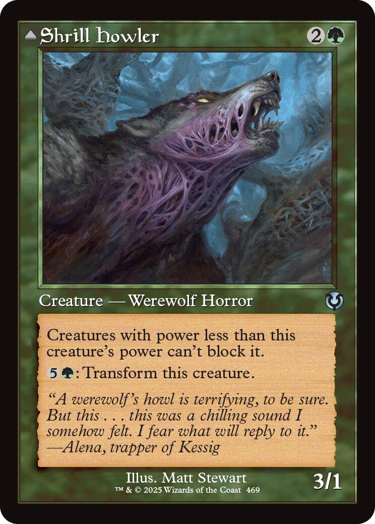 Shrill Howler // Howling Chorus (Retro Frame) [Innistrad Remastered] | I Want That Stuff Brandon