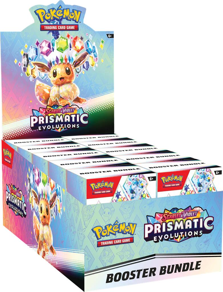 Scarlet & Violet: Prismatic Evolutions - Booster Bundle Case | I Want That Stuff Brandon