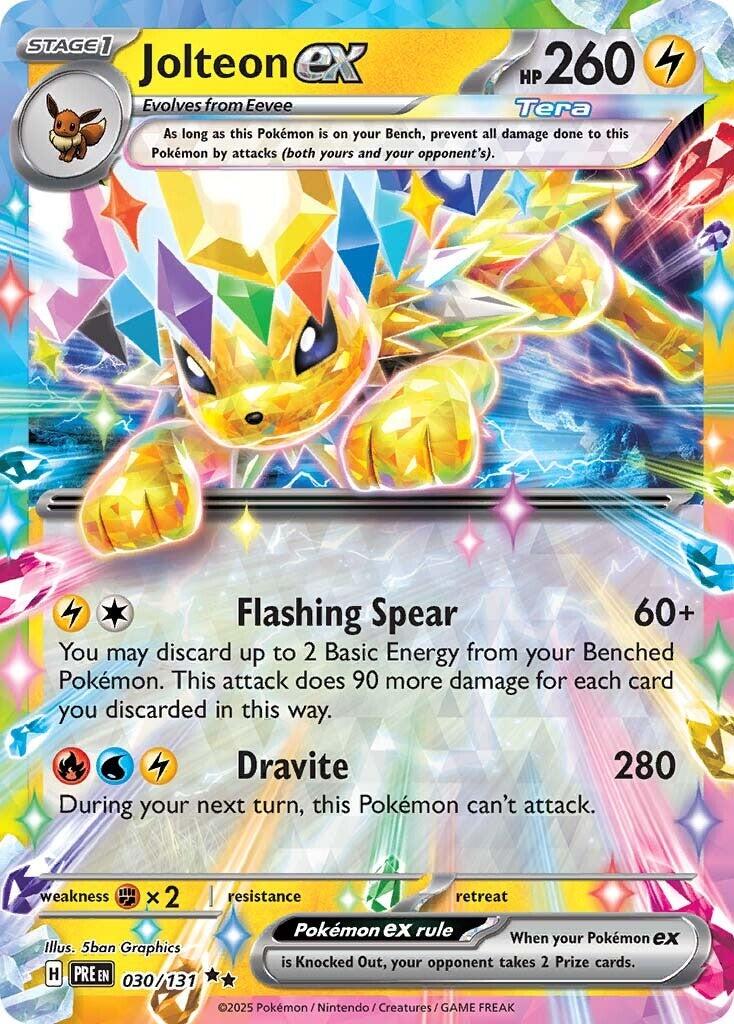 Jolteon ex (030/131) [Scarlet & Violet: Prismatic Evolutions] | I Want That Stuff Brandon