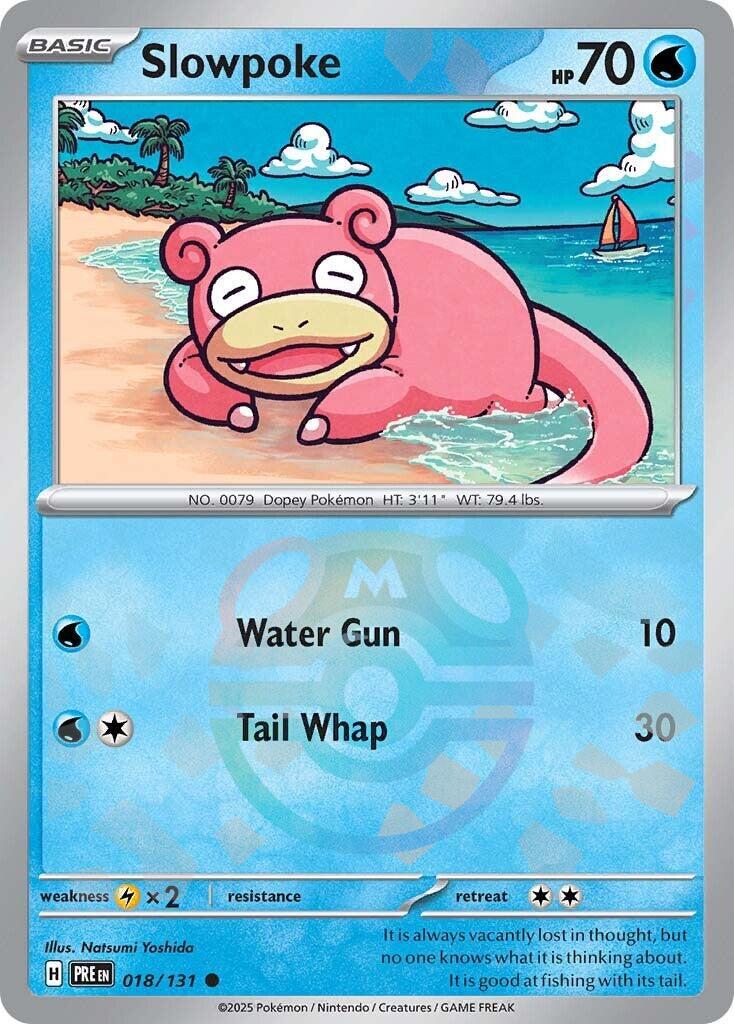Slowpoke (018/131) (Master Ball Pattern) [Scarlet & Violet: Prismatic Evolutions] | I Want That Stuff Brandon