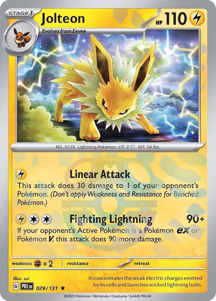 Jolteon (029/131) (Master Ball Pattern) [Scarlet & Violet: Prismatic Evolutions] | I Want That Stuff Brandon