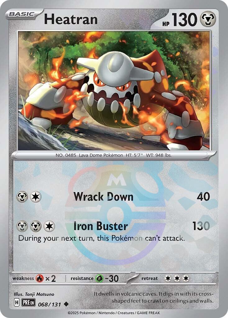 Heatran (068/131) (Master Ball Pattern) [Scarlet & Violet: Prismatic Evolutions] | I Want That Stuff Brandon