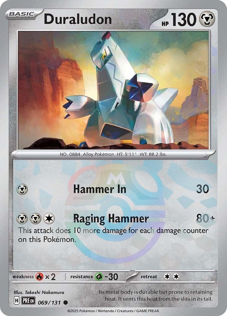Duraludon (069/131) (Master Ball Pattern) [Scarlet & Violet: Prismatic Evolutions] | I Want That Stuff Brandon