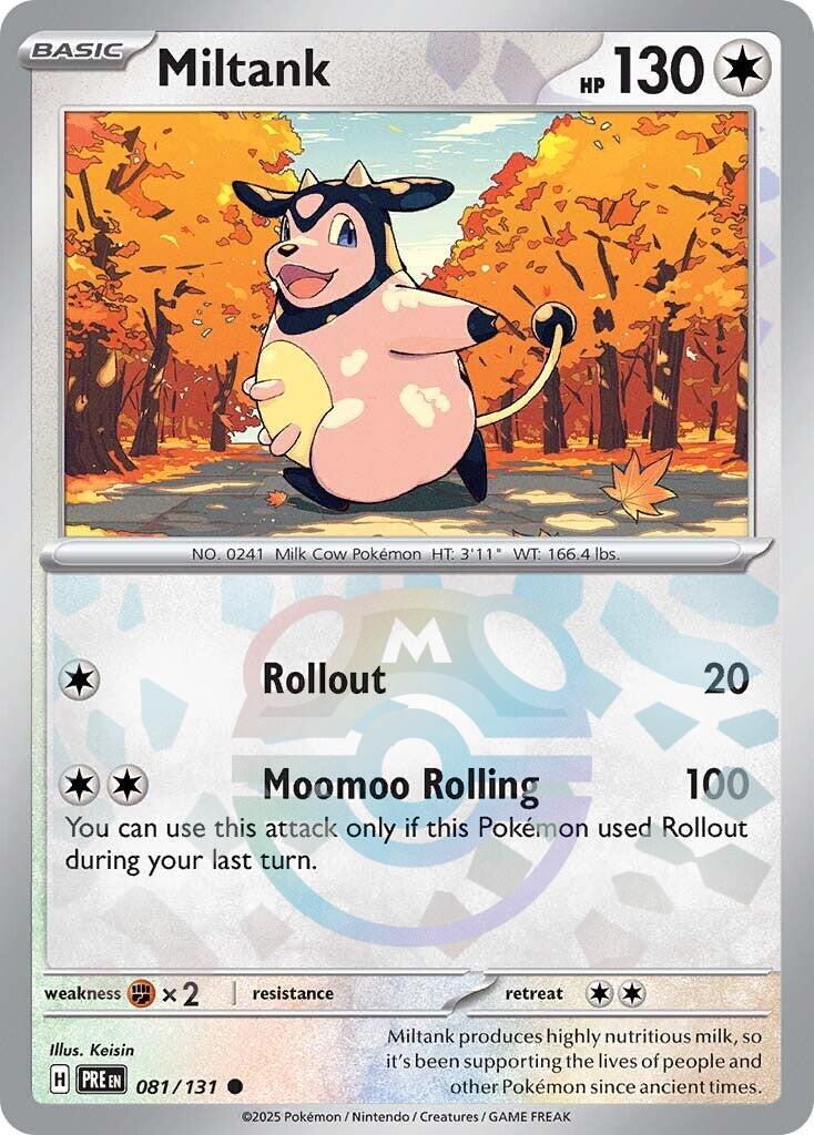 Miltank (081/131) (Master Ball Pattern) [Scarlet & Violet: Prismatic Evolutions] | I Want That Stuff Brandon