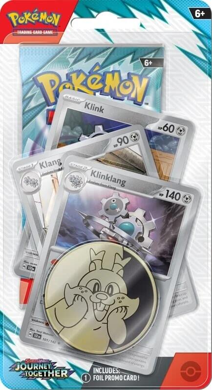 Scarlet & Violet: Journey Together - Premium Checklane Blister (Klinklang) | I Want That Stuff Brandon
