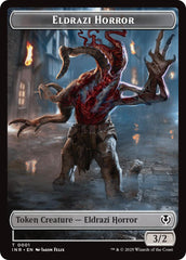 Eldrazi Horror // Human Soldier (0003) Double-Sided Token [Innistrad Remastered Tokens] | I Want That Stuff Brandon