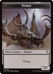 Demon // Human Cleric Double-Sided Token [Innistrad Remastered Tokens] | I Want That Stuff Brandon