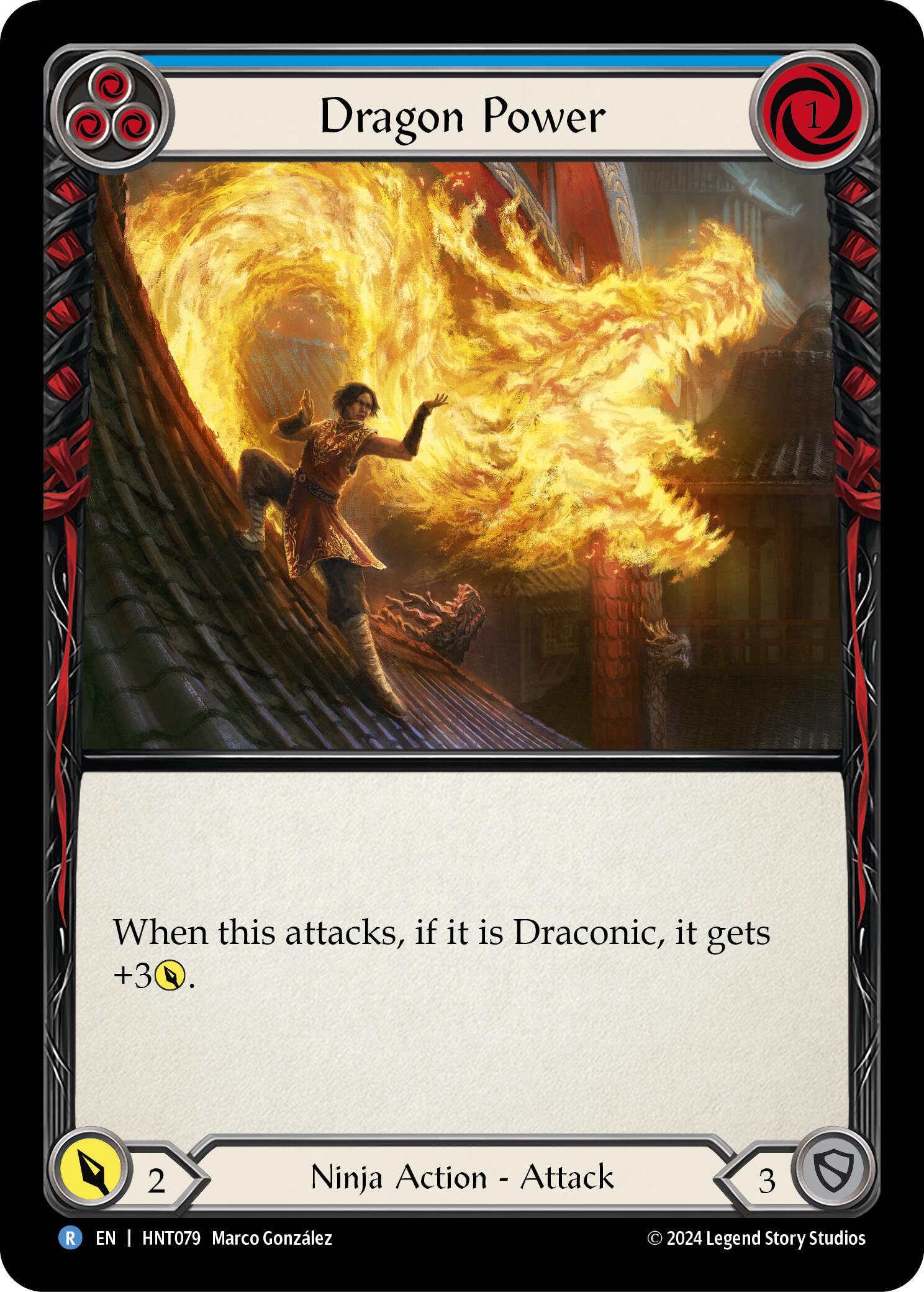 Dragon Power (Blue) [HNT079] (The Hunted) | I Want That Stuff Brandon