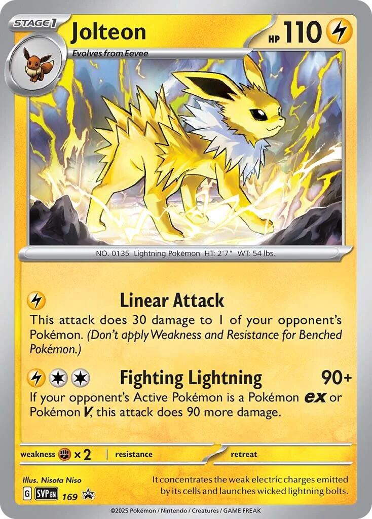 Jolteon (SVP169) [Scarlet & Violet: Black Star Promos] | I Want That Stuff Brandon