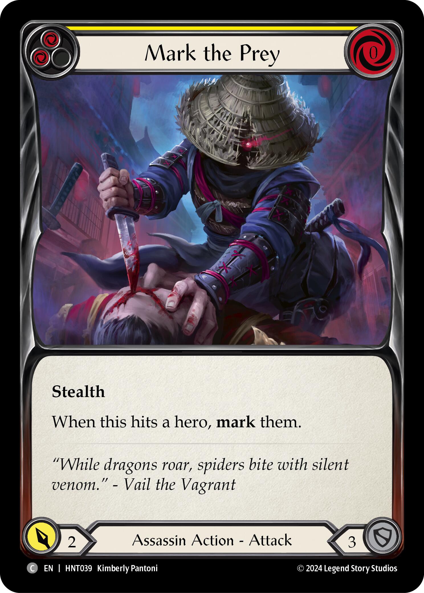 Mark the Prey (Yellow) [HNT039] (The Hunted) | I Want That Stuff Brandon