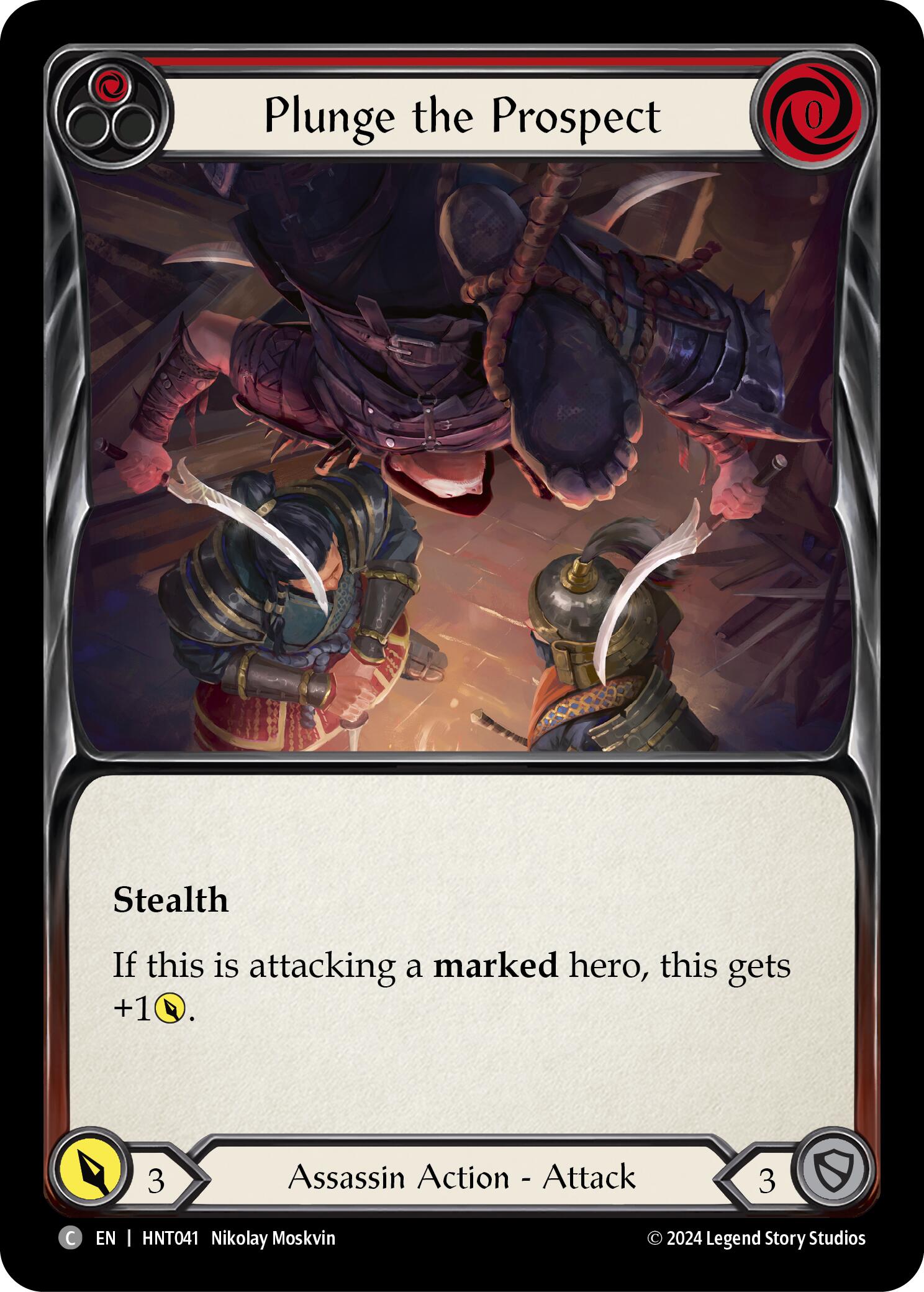 Plunge the Prospect (Red) [HNT041] (The Hunted) | I Want That Stuff Brandon