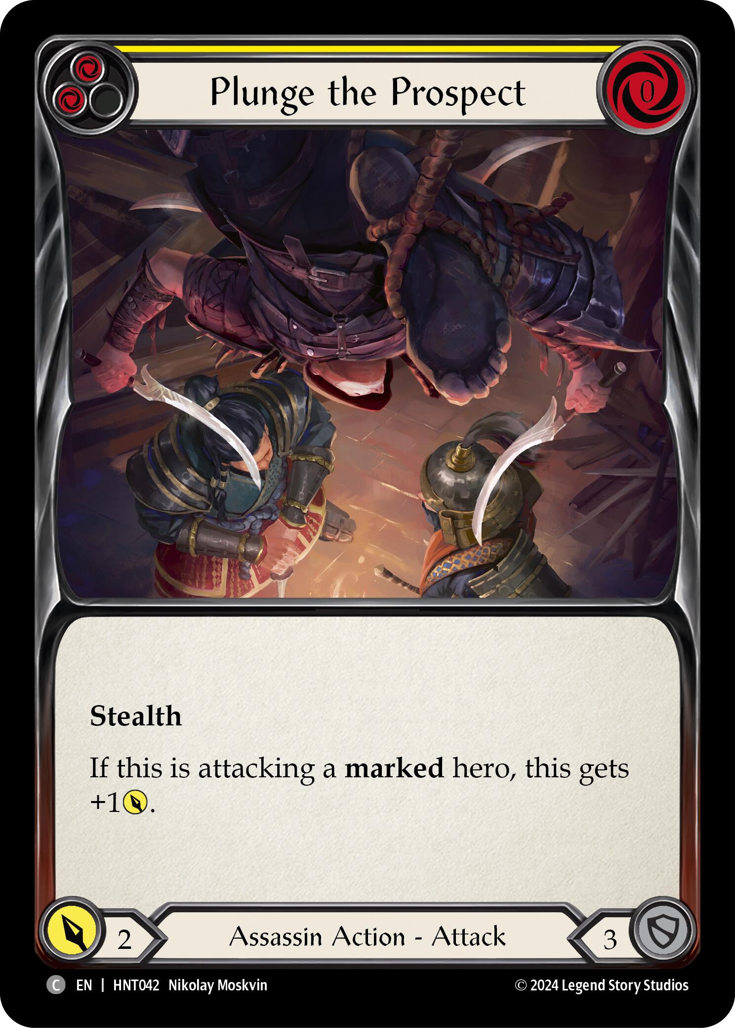 Plunge the Prospect (Yellow) [HNT042] (The Hunted) | I Want That Stuff Brandon