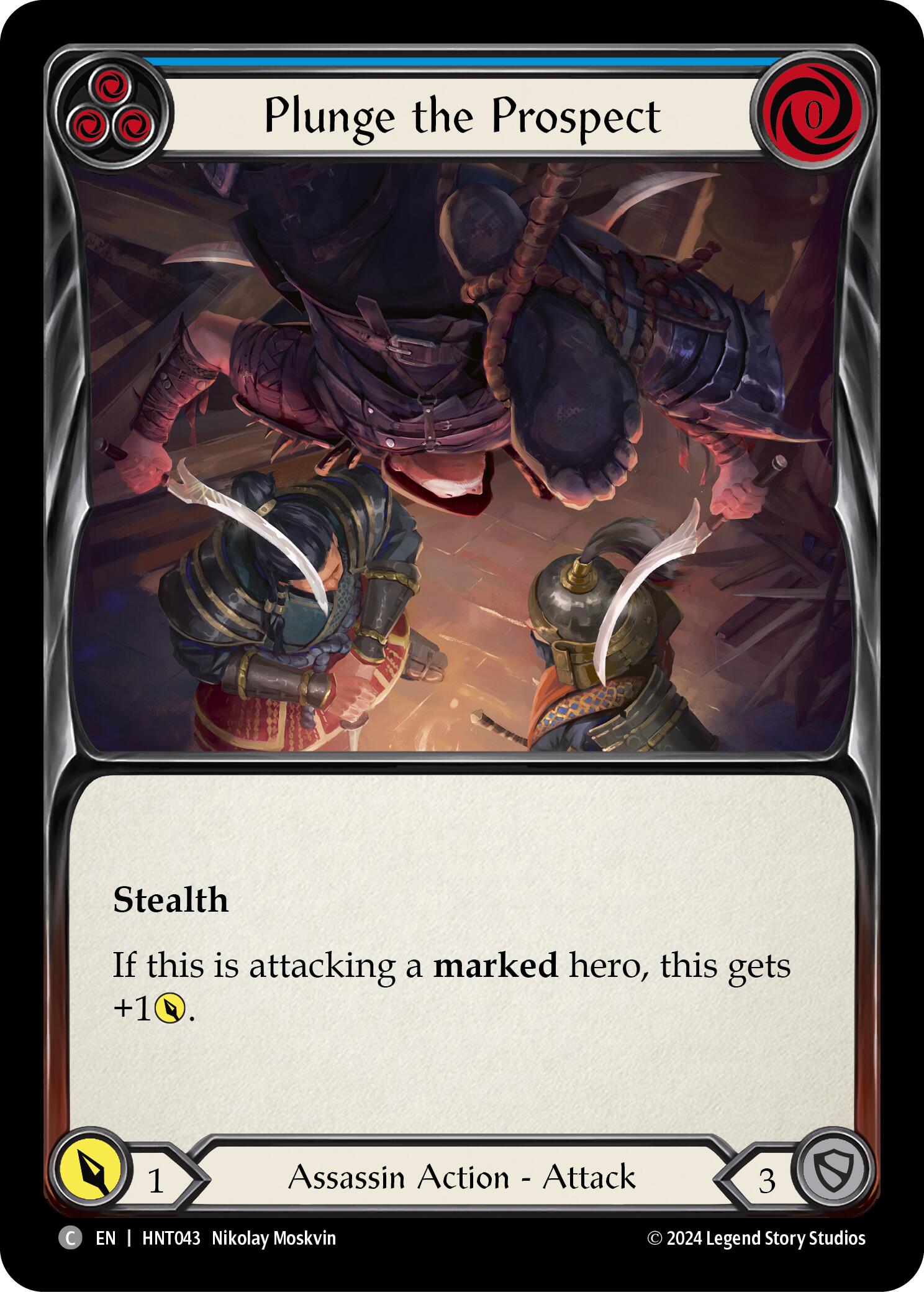 Plunge the Prospect (Blue) [HNT043] (The Hunted) | I Want That Stuff Brandon