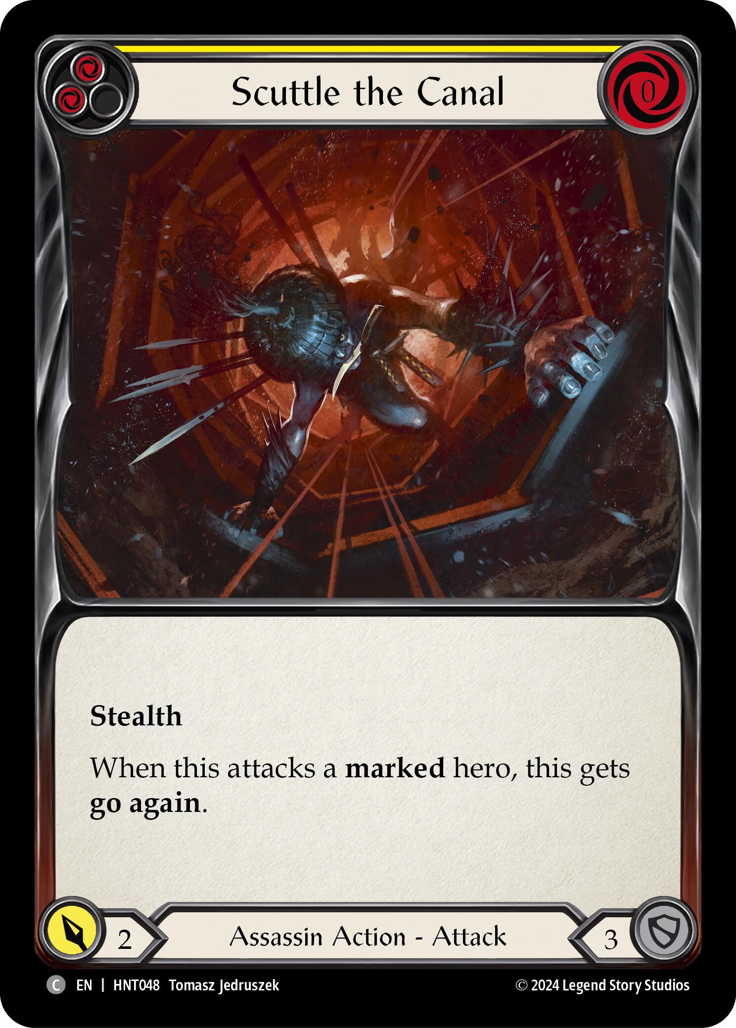 Scuttle the Canal (Yellow) [HNT048] (The Hunted) | I Want That Stuff Brandon