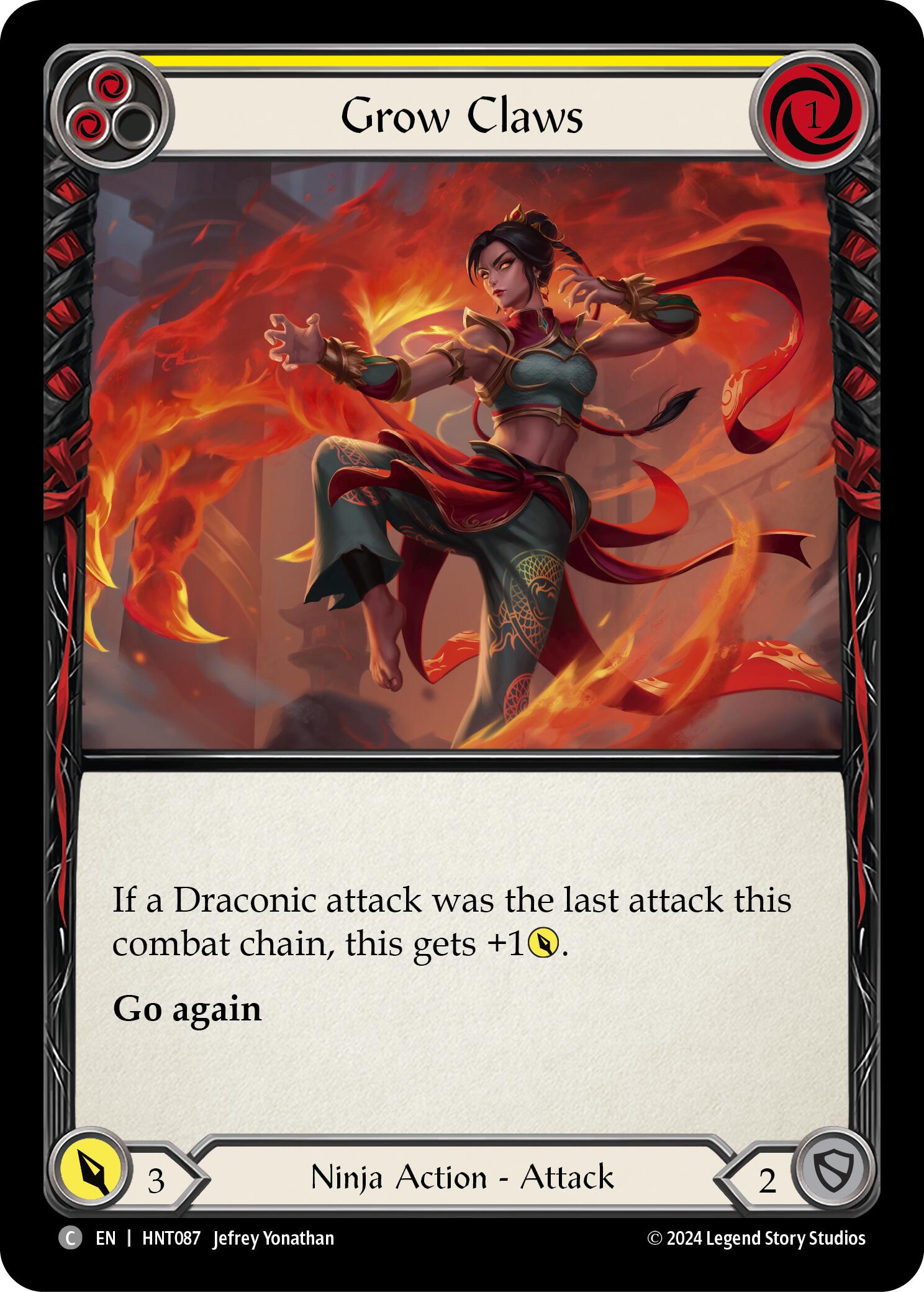 Grow Claws (Yellow) [HNT087] (The Hunted) | I Want That Stuff Brandon