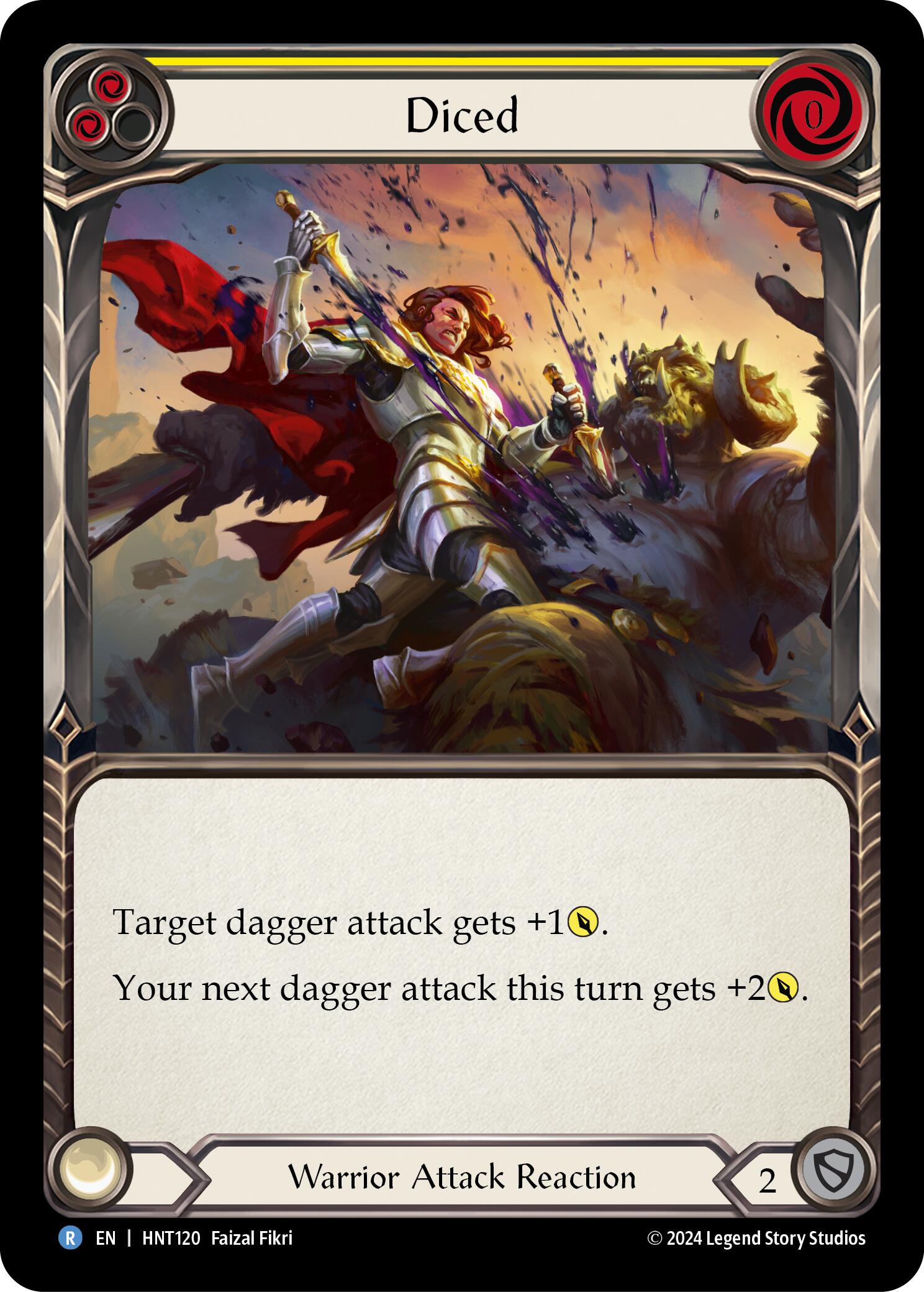 Diced (Yellow) [HNT120] (The Hunted) | I Want That Stuff Brandon