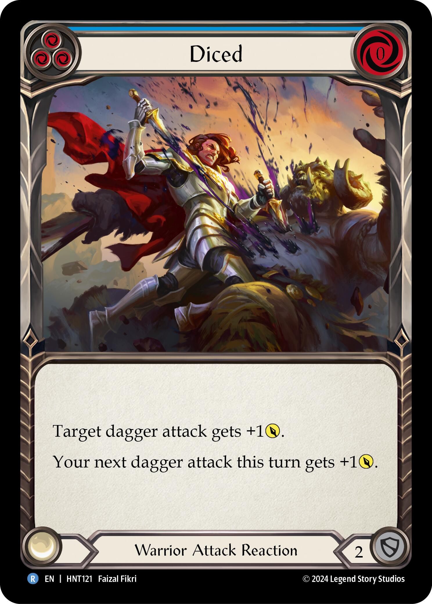 Diced (Blue) [HNT121] (The Hunted) | I Want That Stuff Brandon