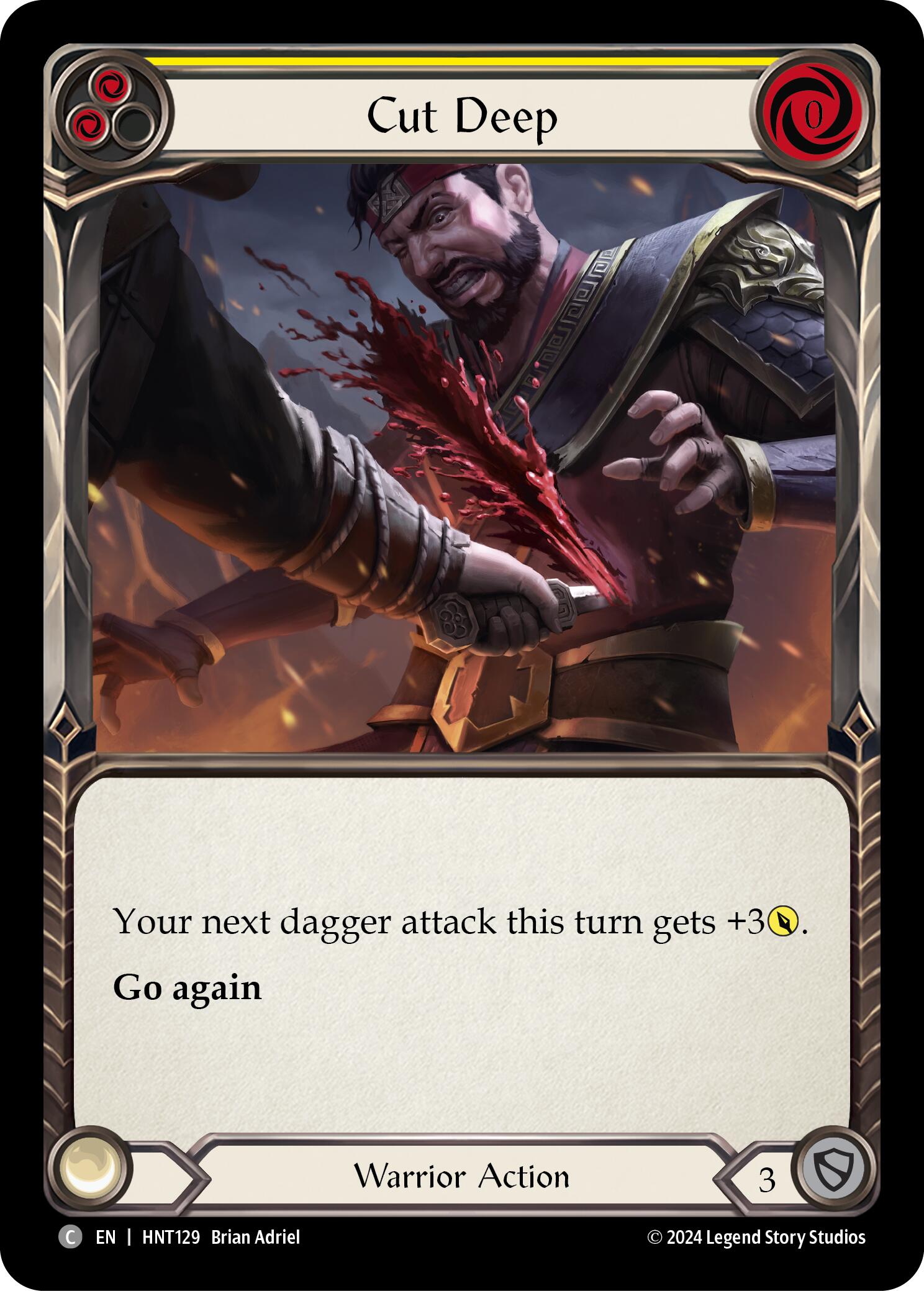 Cut Deep (Yellow) [HNT129] (The Hunted)  Rainbow Foil | I Want That Stuff Brandon