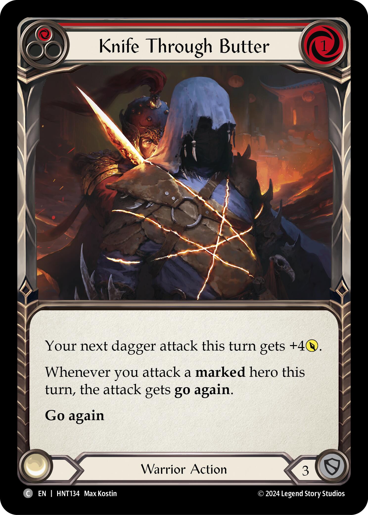 Knife through Butter (Red) [HNT134] (The Hunted) | I Want That Stuff Brandon