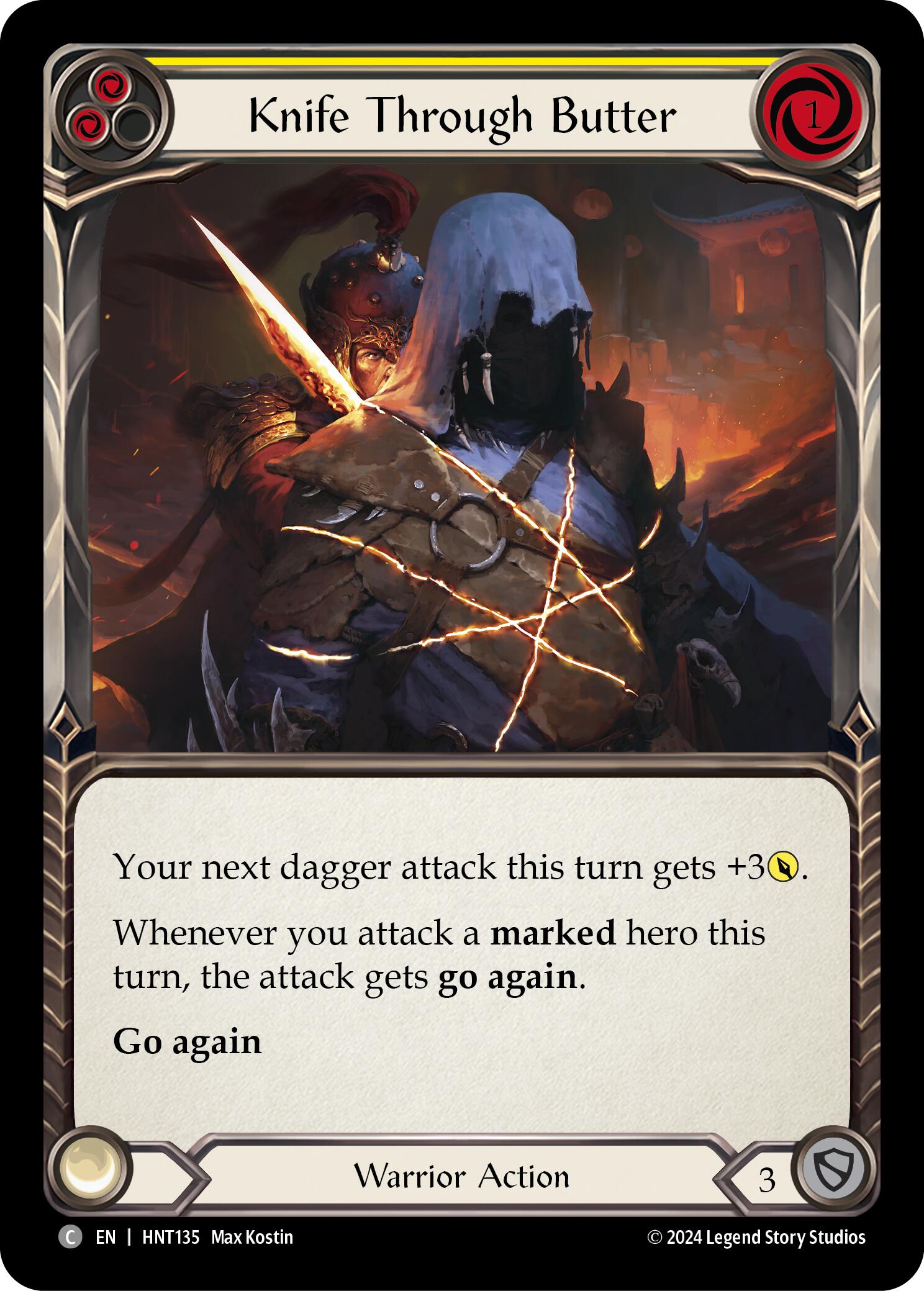 Knife through Butter (Yellow) [HNT135] (The Hunted) | I Want That Stuff Brandon