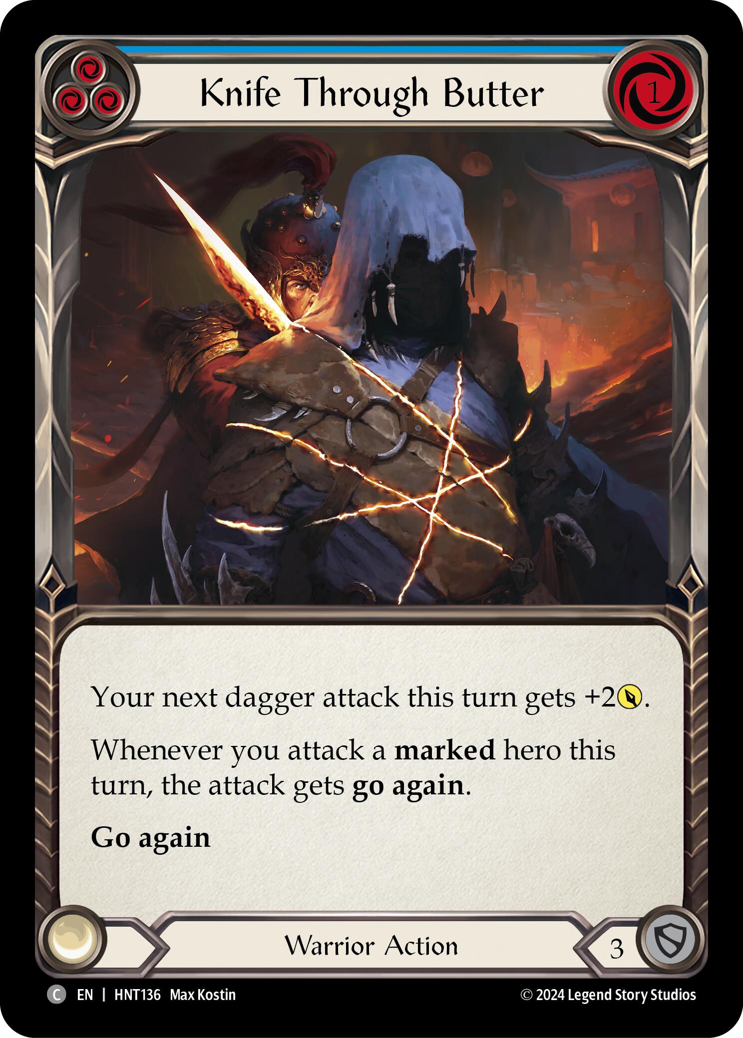 Knife through Butter (Blue) [HNT136] (The Hunted) | I Want That Stuff Brandon