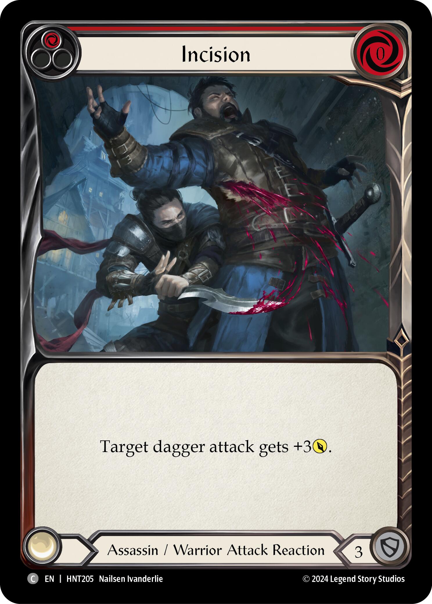 Incision (Red) [HNT205] (The Hunted) | I Want That Stuff Brandon