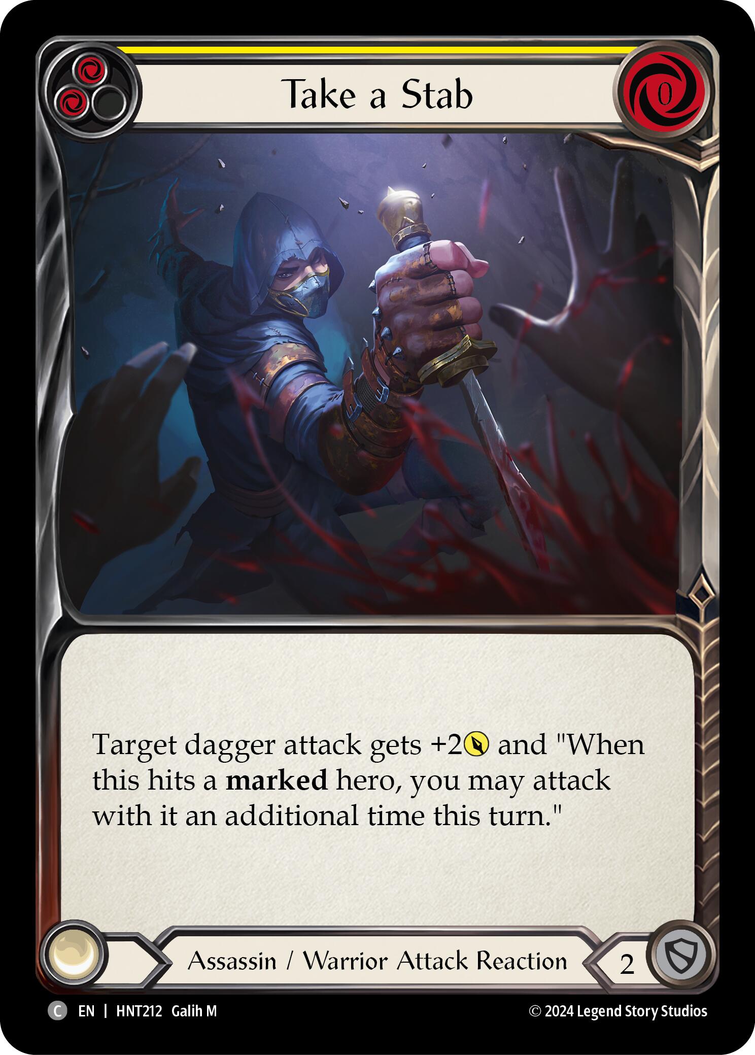 Take a Stab (Yellow) [HNT212] (The Hunted) | I Want That Stuff Brandon