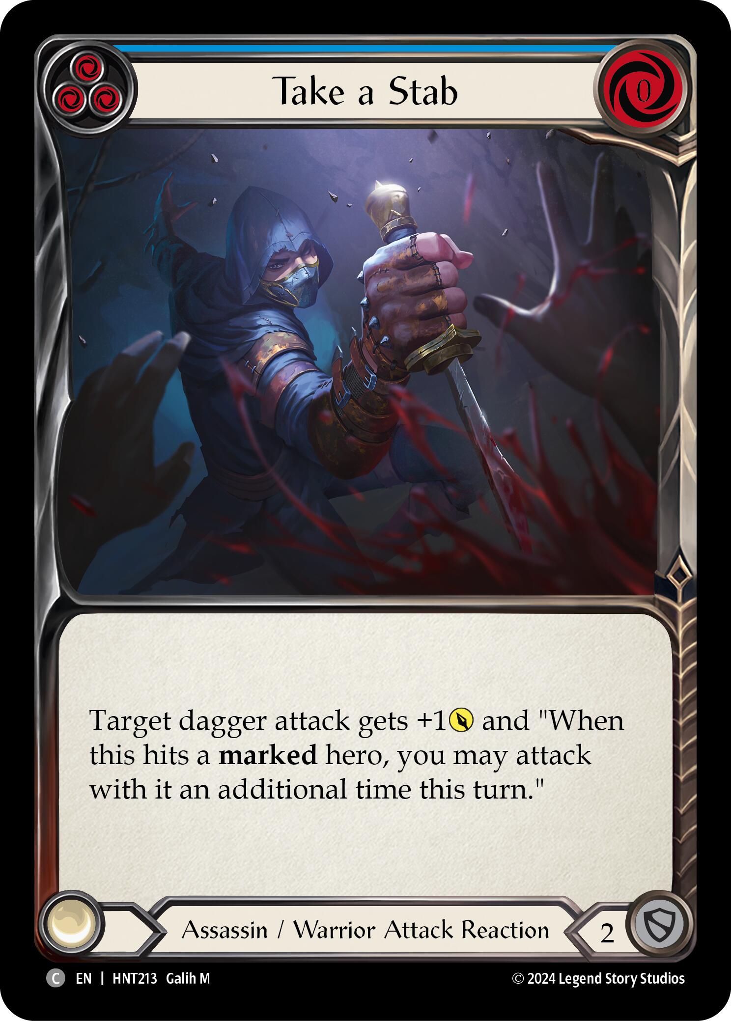 Take a Stab (Blue) [HNT213] (The Hunted) | I Want That Stuff Brandon