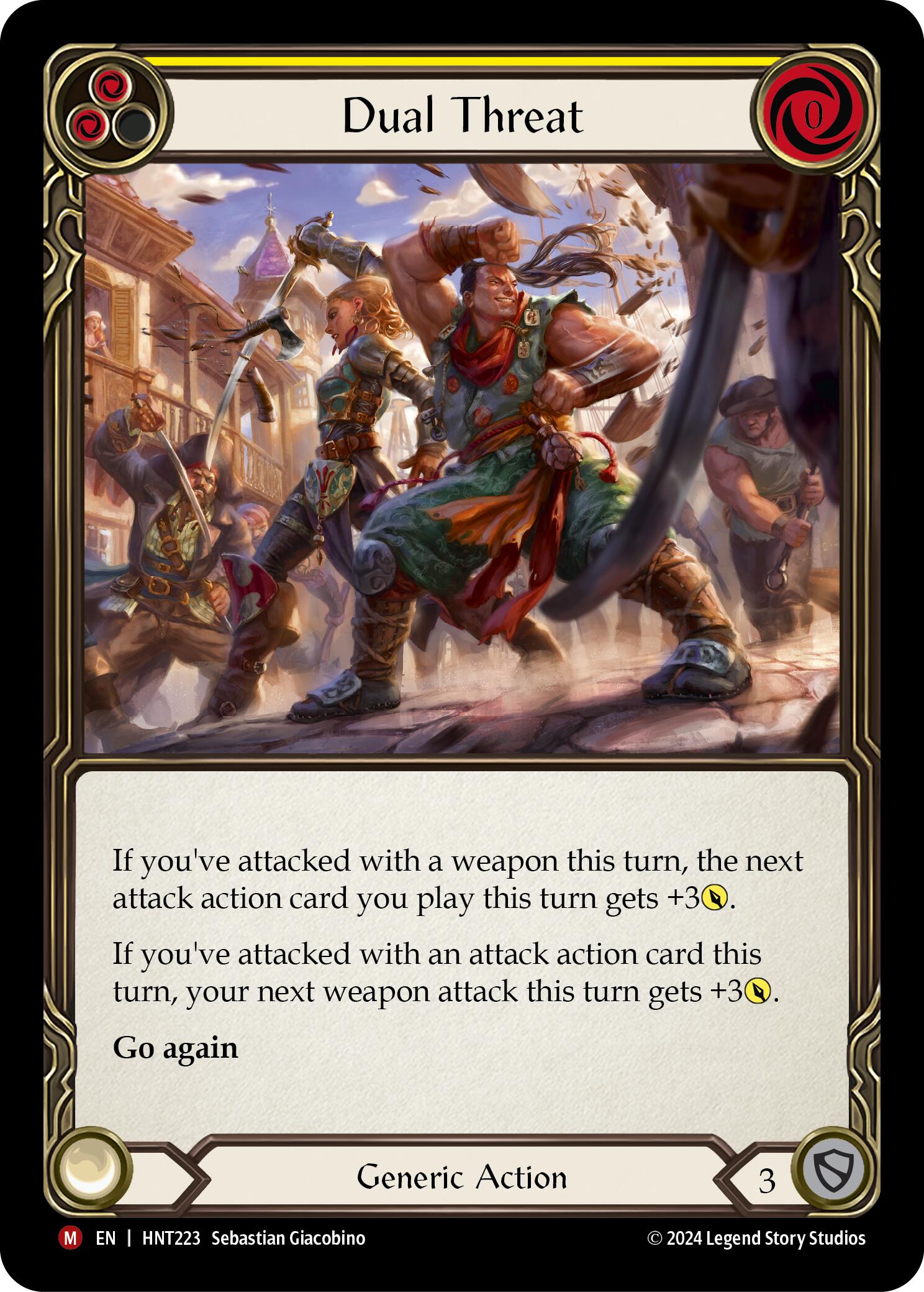 Dual Threat [HNT223] (The Hunted)  Rainbow Foil | I Want That Stuff Brandon