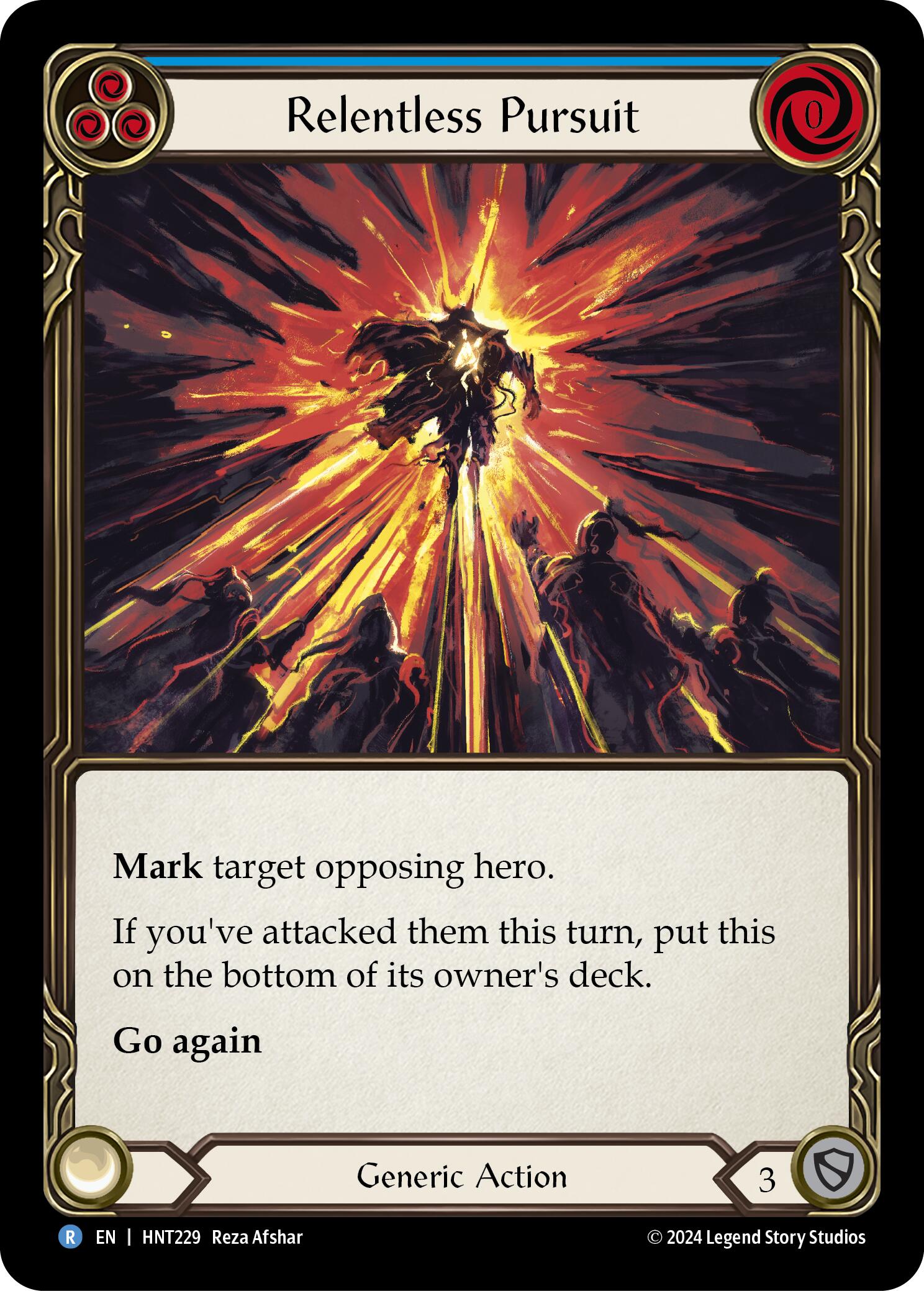 Relentless Pursuit (Blue) [HNT229] (The Hunted) | I Want That Stuff Brandon