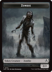 Zombie (0010) // Blood Double-Sided Token [Innistrad Remastered Tokens] | I Want That Stuff Brandon