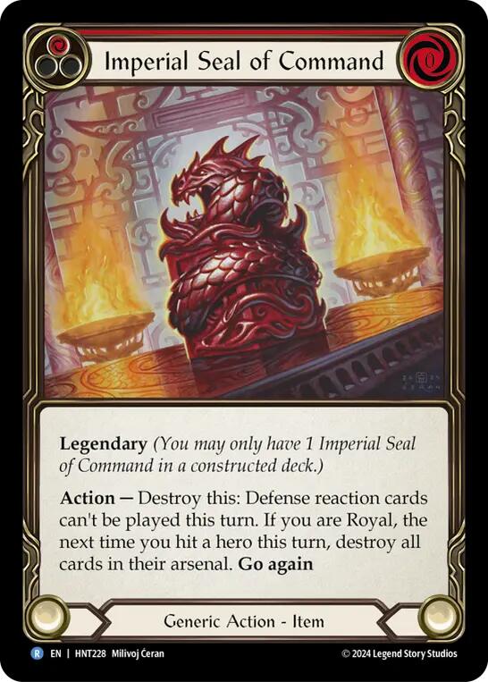 Imperial Seal of Command [HNT228] (The Hunted) | I Want That Stuff Brandon