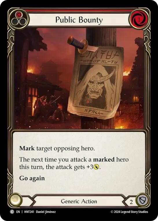 Public Bounty (Red) [HNT241] (The Hunted) | I Want That Stuff Brandon